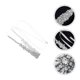 thumbnail image 4 of 1Pc Wedding Waistband Decorative Clothing Belt Wedding Ornaments (Silver), 4 of 4