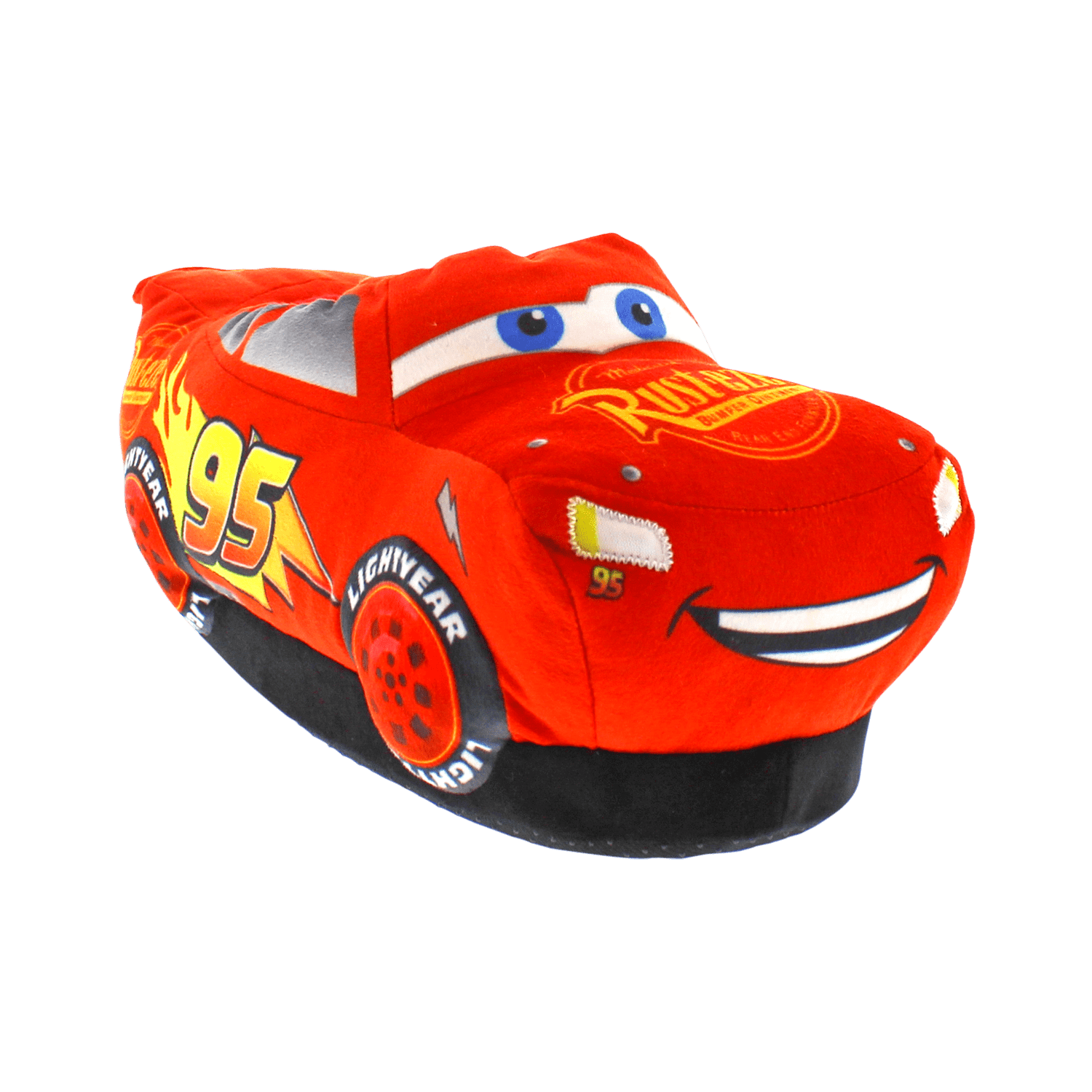 Disney Cars 3D Embroidered Lightning Mcqueen Slippers House Slippes Size L or XL 