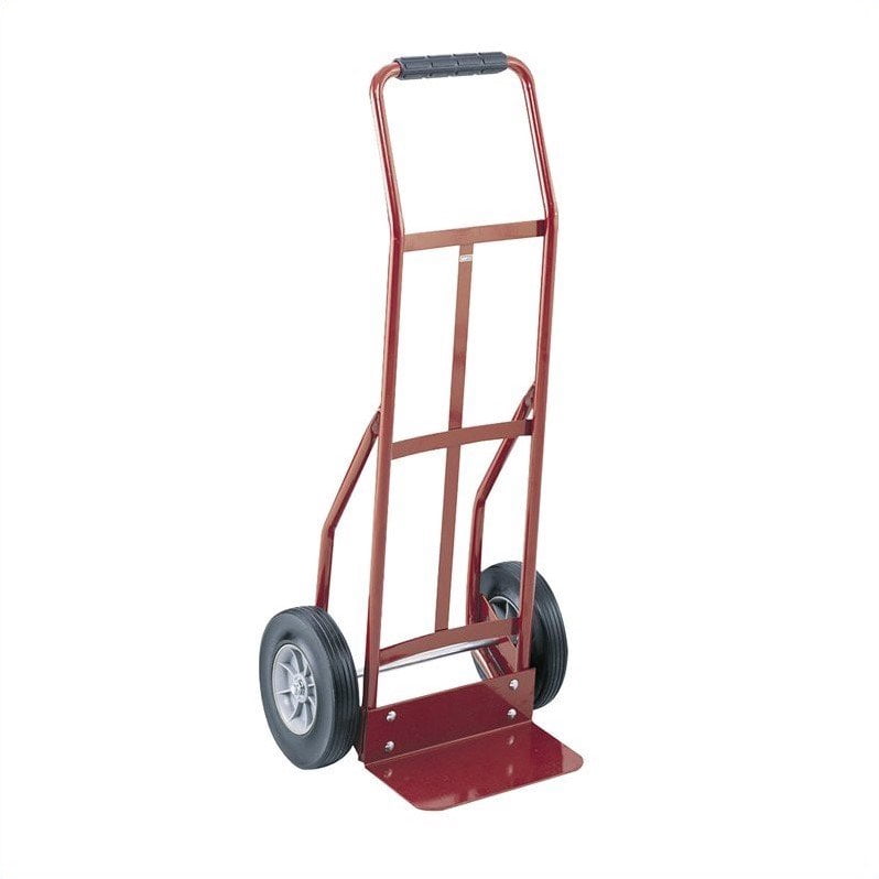 Safco TwoWheel Steel Hand Truck, 500lb Capacity, 18 x 44, Red