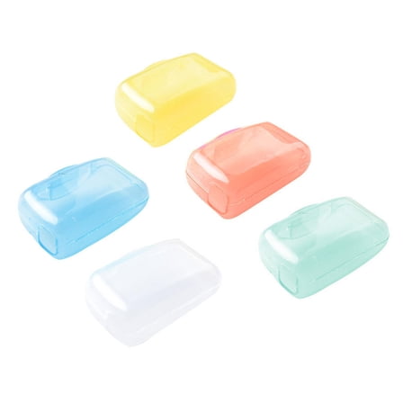 PFDDRW 5Pcs/set Toothbrush Head Covers Portable Travel Camping Holder Brush Caps n Multi-color