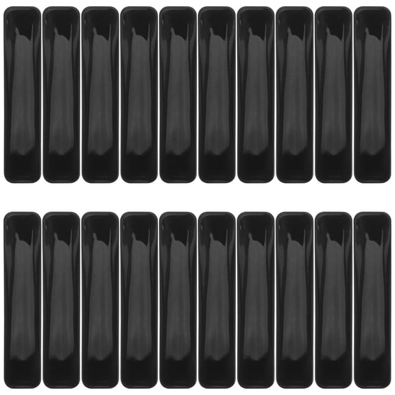 BESTYASH 20Pcs Self Stick Cabinet Drawer Pulls Black Elegant Appearance for Home Furniture