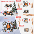 thumbnail image 3 of V8c Drone with 720P HD Camera for Adults and Children FPV Real-Time Video, 2 Modular Batteries and Storage Bag, Orange, 3 of 10
