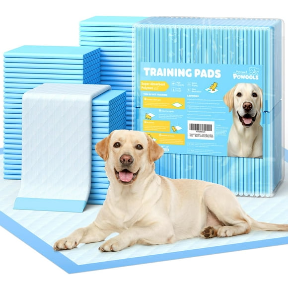 Puppy Pads Powools, tamaño XL, paquete de 50 unidades, 6 capas, 34 x 28 cm, para perros