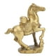 thumbnail image 1 of Escultura De Caballo De Latón, Mano De Obra Fina Estatua De Caballo Material De Latón Hecho A Mano Para Decoración De Escritorio Para Decoración De Estantes ANGGREK No, 1 of 8