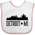 thumbnail image 3 of Inktastic Detroit Michigan City Skyline Boys or Girls Baby Bib, 3 of 4
