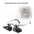 thumbnail image 3 of 2Pcs Head-Mounted Microscope Jeweler Magnifier With LED Light, 3 of 5