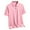 Pink, variant on Plus Size Tops for Men Short Sleeve Pink Collared Polo Shirts Three Button Henley Closure Cooling Summer Daily Tops