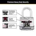thumbnail image 4 of Candado Master Lock Magnum Acero Laminado 4.45 cm 1-Inch Shackle, 4 of 7