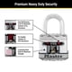 thumbnail image 4 of Candado Master Lock Magnum Acero Laminado 4.45 cm 1-Inch Shackle, 4 of 7