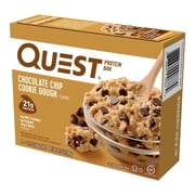 Quest Protein Bar, Chocolate Chip Cookie Dough, 21g Protein, 4 Ct
