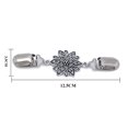 thumbnail image 2 of 1 Set 3pcs Vintage Style Sweater Shawl Clips Cardigan Clips (Golden, Silver), 2 of 9