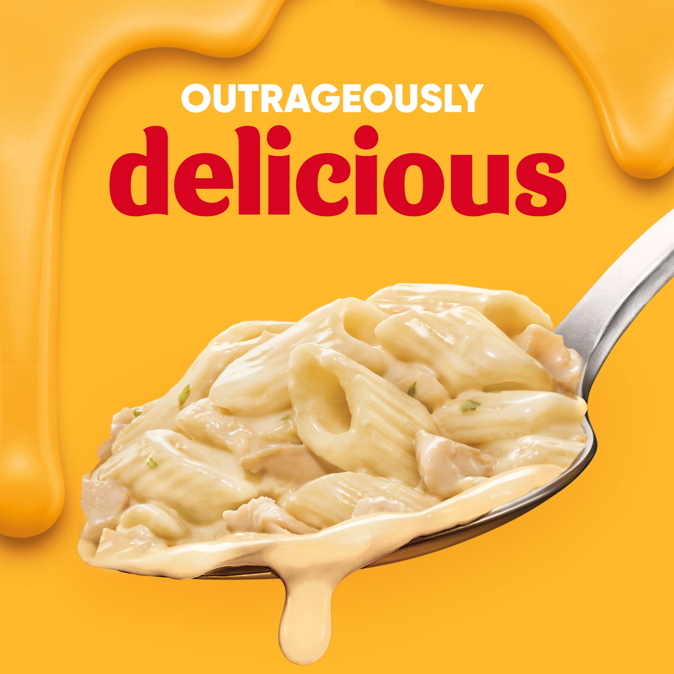 Velveeta Cheesy Bowls Chicken Alfredo Microwave Meal 9 oz Tray