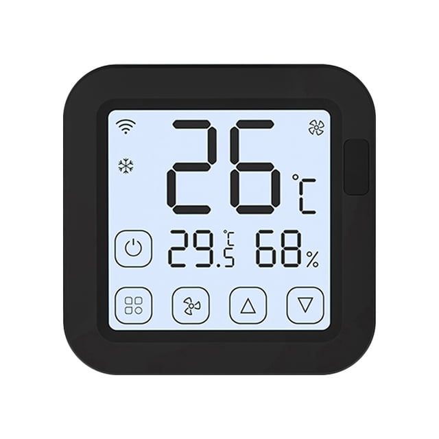 Thermostat,Wifi With Lcd Display Temperature Monitor Compatible App Temperature Monitor Ir Air Conditioner Mewmewcat Split Portable Lcd Display App Air Conditioner With Conditioner With Lcd