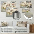 thumbnail image 4 of Designart "Apple Blossom euphony X" Apple Blossom Metal Wall Art, 4 of 5