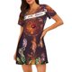 thumbnail image 1 of Fotbe Beautiful Dreamcatcher1 Bata de Dormir para Mujer con Estampado, Camisón de Algodón de Manga Corta, Ropa de Dormir Casual, 1 of 6
