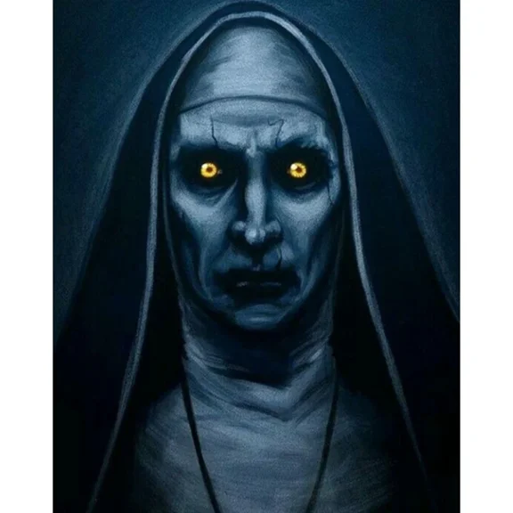 Horror Characters 5D Diamond Painting Tools for Adults DIY Diamond Art Tools for Beginners with Round Full Diamond Diamond Gemstones Home Wall Painting Art Decoration Gift Artwork