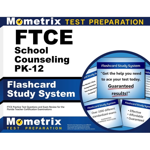 FTCE School Counseling Pk-12 Flashcard Study System : FTCE Practice Test Questions and Exam Review for the Florida Teacher Certification Examinations (Cards)
