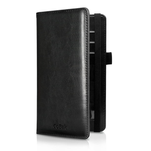 CoBak Checkbook Cover Premium Leather Check Book Holder Wallet with