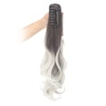 thumbnail image 2 of SAYFUT Women Lady 18" Thick Clip In Pony Tail Hair Extensions Fashion Claw Clip Jaw Long Wavy Ponytail, 2 of 6
