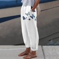 thumbnail image 1 of WILLBEST Pantalones Casuales para Mujer, Moda de Primavera y Verano, Pantalones Casuales Estampados, Pantalones Casuales con Bolsillos para Comodidad y Estilo Diario. Extra Grande, 1 of 4