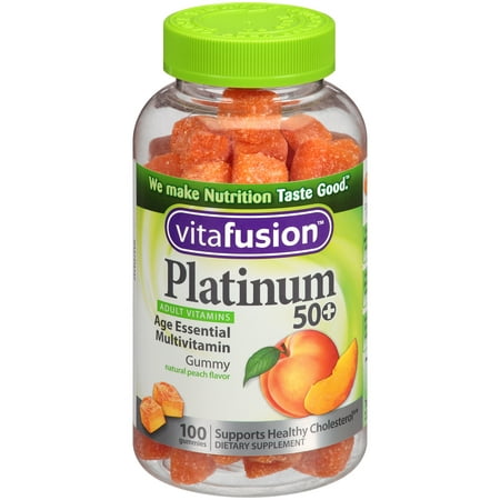 Vitafusion ™ Platinum Essential âge Bouteille Gummy Vitamines multivitamines, 100 count