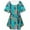 pattern W, variant on Cotton Tunic Shirt For Women African Wax Print Blouse