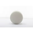 thumbnail image 5 of Soft Velvet Ottoman Legless Footrest Stool with Anti-Slip Pads, Modern Accent Pouf Round Chair for Makeup, Living Room, Bedroom Entryway, White, 5 of 8