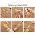 thumbnail image 1 of Coupeuse de Râpe de Pomme de Terre Torsadée, Rotation Manuelle Trancheuse de Pomme de Terre Spirale Râpe de Pomme de Terre Manuelle Rotation Râpe de Pomme de Terre Technologie de Pointe, 1 of 6