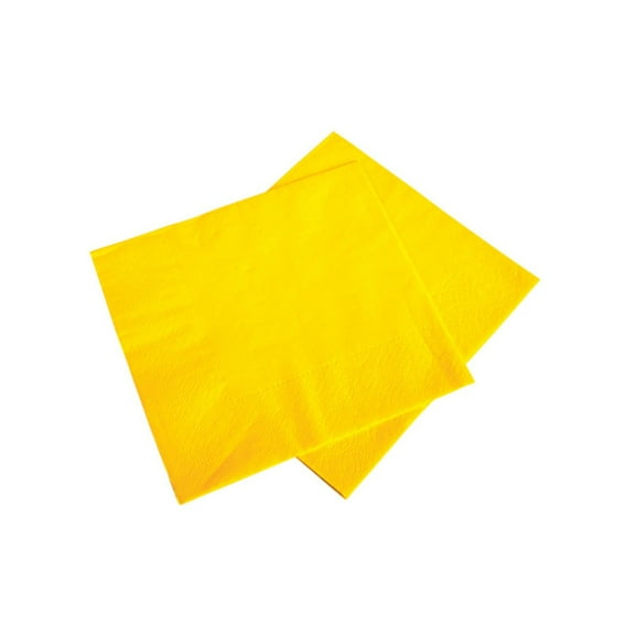 Rhode Island Novelty Lot 50 12.75" Yellow Lunch Bar Drink Part Decoration Paper Napkins