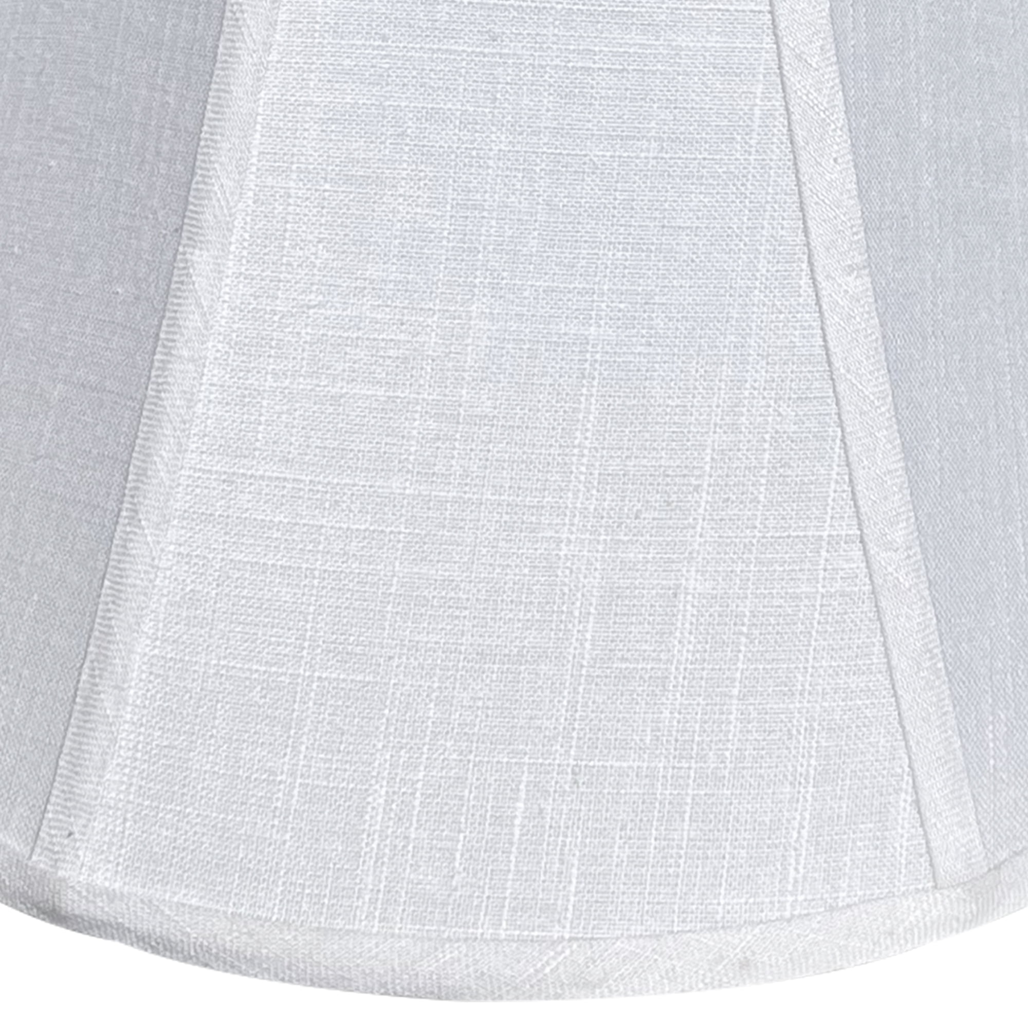TOOTOO STAR Set of 2 Bell Lamp Shades Natural Medium 6" Top x 14" Bottom x 10" High Shades for table and floor lamps