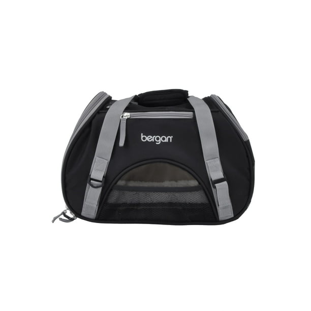 Transportín para mascotas Coastal Pet Bergan Comfort negro y gris