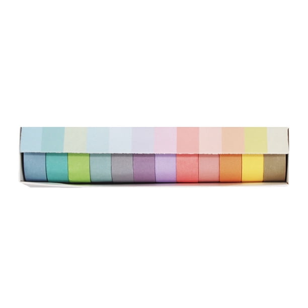 KAKOWELY 12 rollos de cinta adhesiva de colores Washi Tapes, accesorios de bricolaje para artes y manualidades