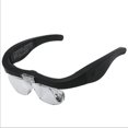 thumbnail image 4 of Magnifying Glasses With Led Lights, Rechargeable Front Magnifying Headset Hands Free Magnifying Glasses With 4 Detachable Lenses For Reading, Jeweler,, 4 of 5