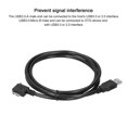 thumbnail image 3 of 753 Cable Micro USB 3.0, 90 Grados USB 3.0 A Macho a Micro B Cable en ángulo con Tornillos para Discos Duros, Cámara Industrial, Teléfono(Negro) Ecomeon no, 3 of 6