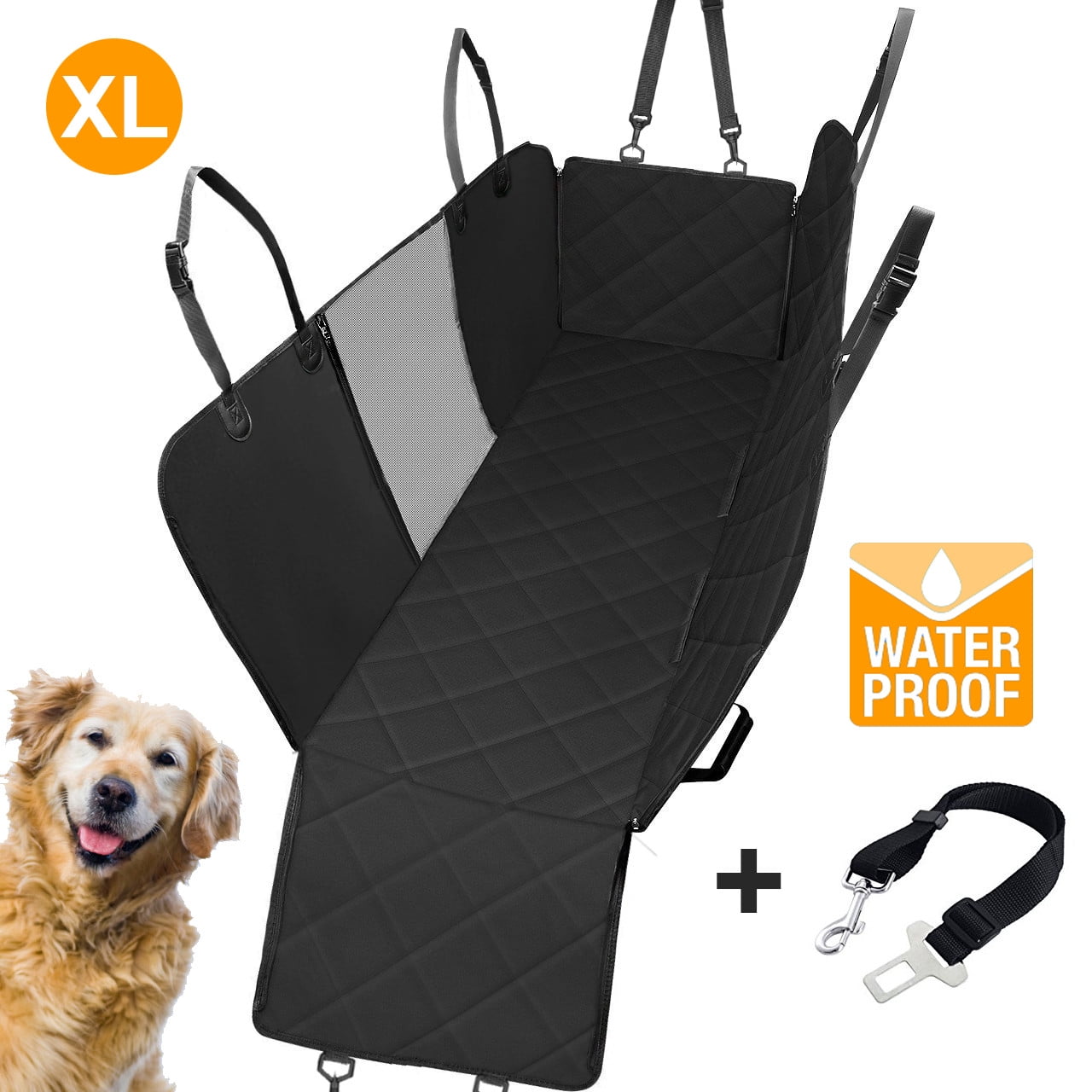 Adorabae XL Dog Seat Cover Car Seat Cover for Pets Travel 100