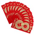 thumbnail image 5 of a refined and professional product description based on your input:\n\n \n\n**12pcs Glitter Matte Red Chinese New Year Envelopes – Year of the Snake, 5 of 5