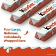 thumbnail image 4 of Kinder Chocolate, 4 Large Bars, Milk Chocolate Bar with Creamy Milky Filling, Individually Wrapped Candy, 3 oz Total, 4 of 16