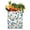 White-146, variant on Floral Lemon Canvas Tote Bag Summer Yellow Fruit Vintage Retro Cute Modern Pattern Print Design Lightweight Reusable Foldable Eco-Friendly Shopping Tote