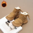 thumbnail image 2 of CAICJ98 Boys Girls Winter Shoes Warm Water-Resistant Ankle Boots Anti-Slip Outdoor Shoes Little Big Kids Girls Boots Snow Boots for Boys Girls (Toddler/Little Kid/Big Kid),12.5, 2 of 9