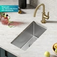 thumbnail image 4 of KRAUS Standart Pro 10" Undermount Single Bowl 16 Gauge Stainless Steel Bar Kitchen Sink, 4 of 8