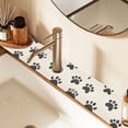 thumbnail image 2 of Yayeee Faucet Mat for Kitchen Sink 14.7" Diatomite Long Splash Guard Pad, Cute Cat Paw, 2 of 7