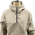thumbnail image 4 of Ceisia Men's Loose Fit Washed Distressed Denim Half-Zip Hooded Pullover Sweatshirt Gifts, 4 of 6