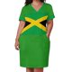 thumbnail image 3 of Vestido holgado con bolsillo y bandera de Jamaica traje de verano para mujer ropa de verano para mujer vestidos de verano para mujer, 3 of 7