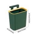 thumbnail image 3 of Yhmxh Hanging Kitchen Trash Can with Hook, Counter Top or Under Sink Waste Bin, Space-Saving Plastic Compost Bin, Wall Mounted Waste Basket Bin Garbage Can for Kitchen Cabinet, Countertop, Bathroom, 3 of 6
