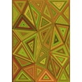 thumbnail image 1 of Ahgly Company Machine Washable Indoor Rectangle Transitional Pistachio Green Area Rugs, 8' x 10', 1 of 7