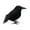 C, variant on Halloween Black Fake Crows Realistic Looking Decorative Birds for Indoor Outdoor Display
