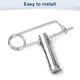 thumbnail image 5 of Uxcell 6-Pack Pin de Seguridad de Chaveta en Forma de Broche, Pines de Acero Inoxidable M2x45, Sujetadores de Broche de Bloqueo Rápido Clips Retenedores Pesados, 5 of 7