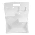 thumbnail image 4 of Raindrops 1 Set White Office Pegboard Display for Desk Organization with PVC-wood Composites, 4 of 7