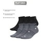 thumbnail image 2 of Calcetines adidas Superlite Low Cut para hombre, 6 pares, color gris ónix L, 2 of 8