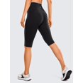 thumbnail image 2 of Calzas Capri CRZ YOGA para Mujer, Cintura Alta 33 cm, Negro XL, 2 of 5